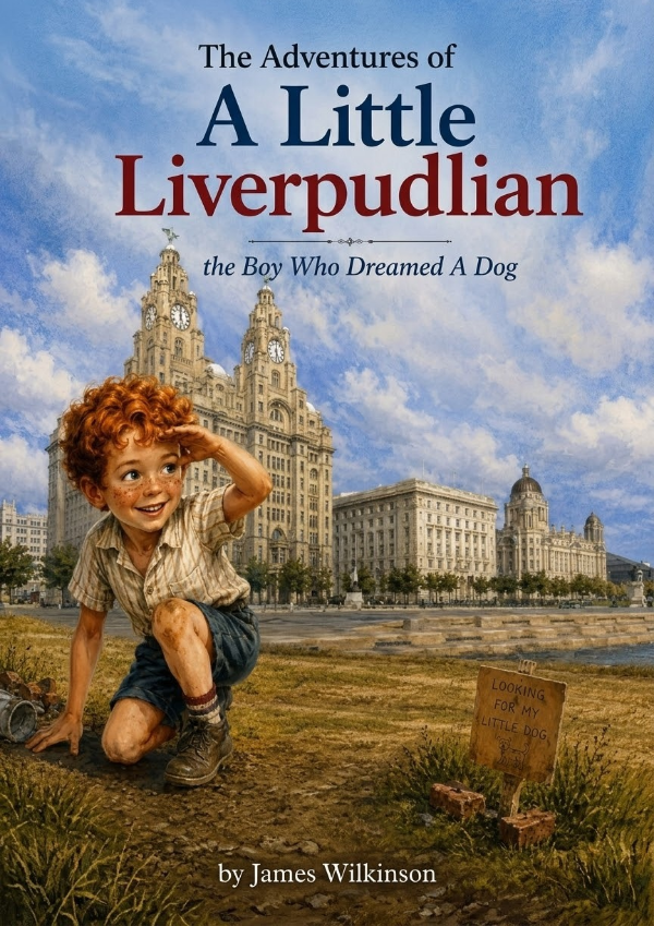 A Little Liverpudlian — The Boy Who Dreamed a Dog, book cover